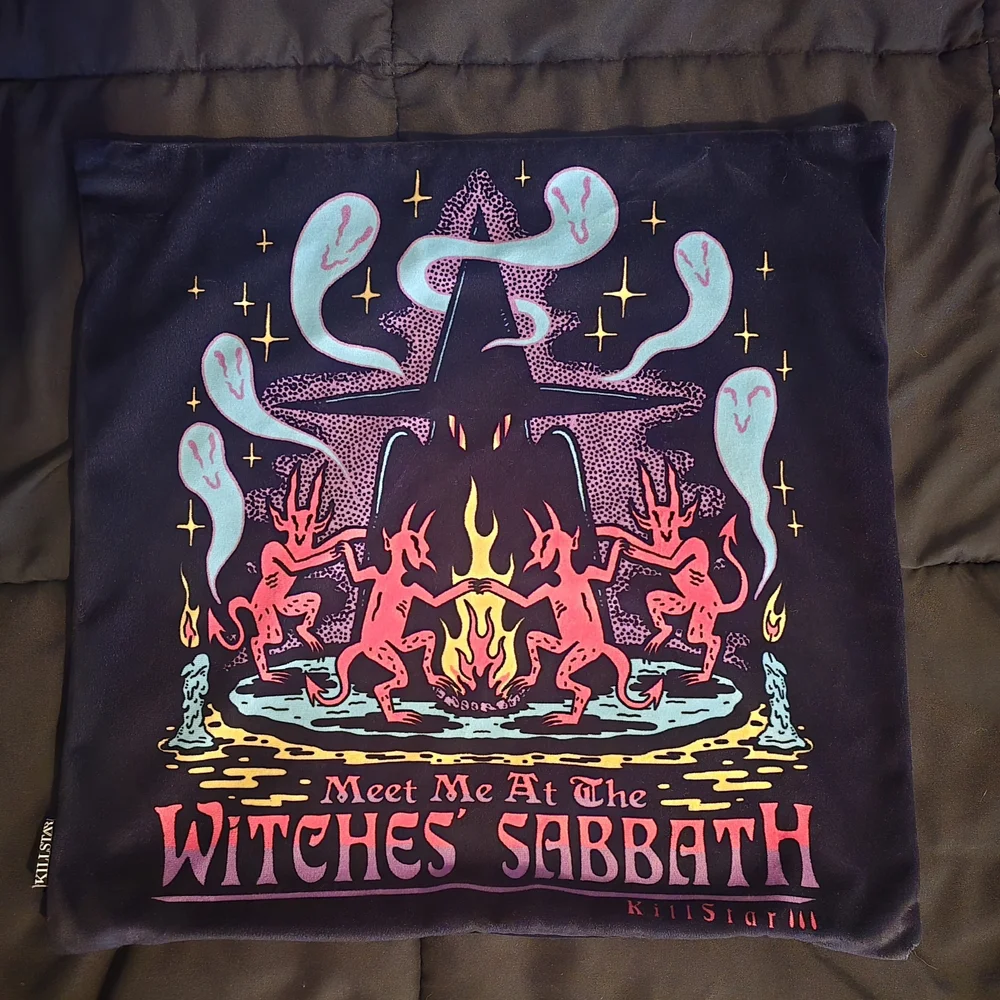 Killstar Mystical Witches Sabbath Cushion - Picture 1 of 2